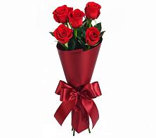 Букет 5 Красных роз Эдлесс Лав в Норильске