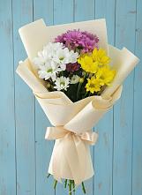 Букет цветов из:  Хризантемы в Норильске