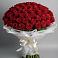 Букет 101 Красная роза Блэк Мэджик в Норильске