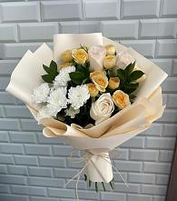 Букет цветов из:  Розы и Хризантемы в Норильске