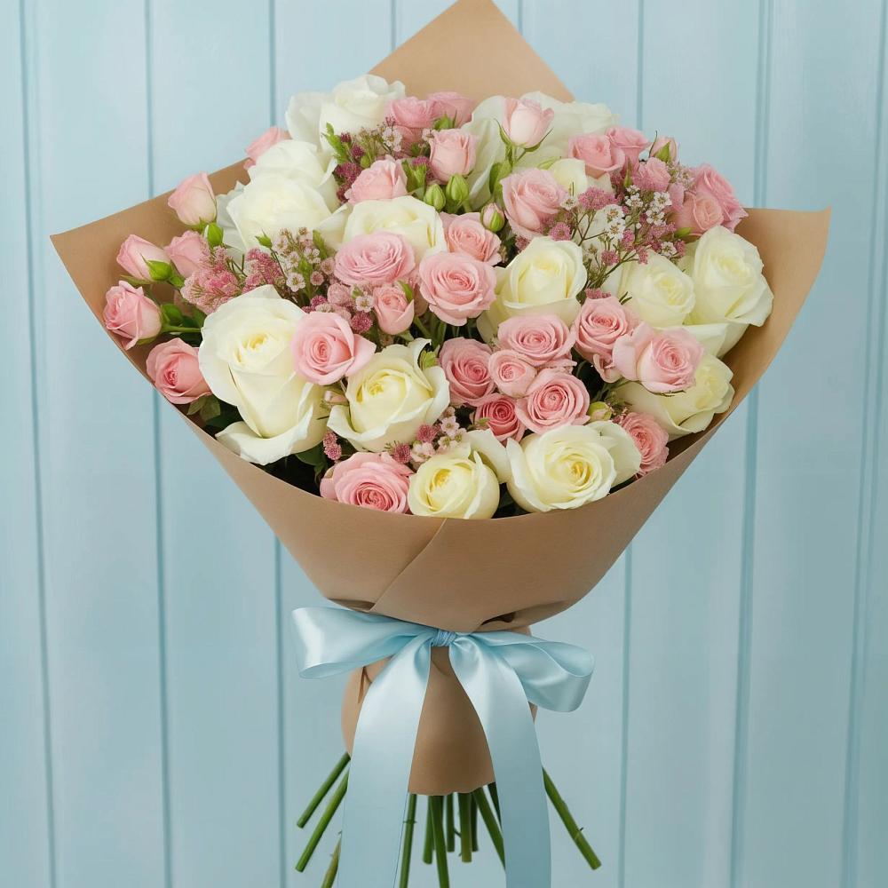 Букет цветов из: Розы в Норильске