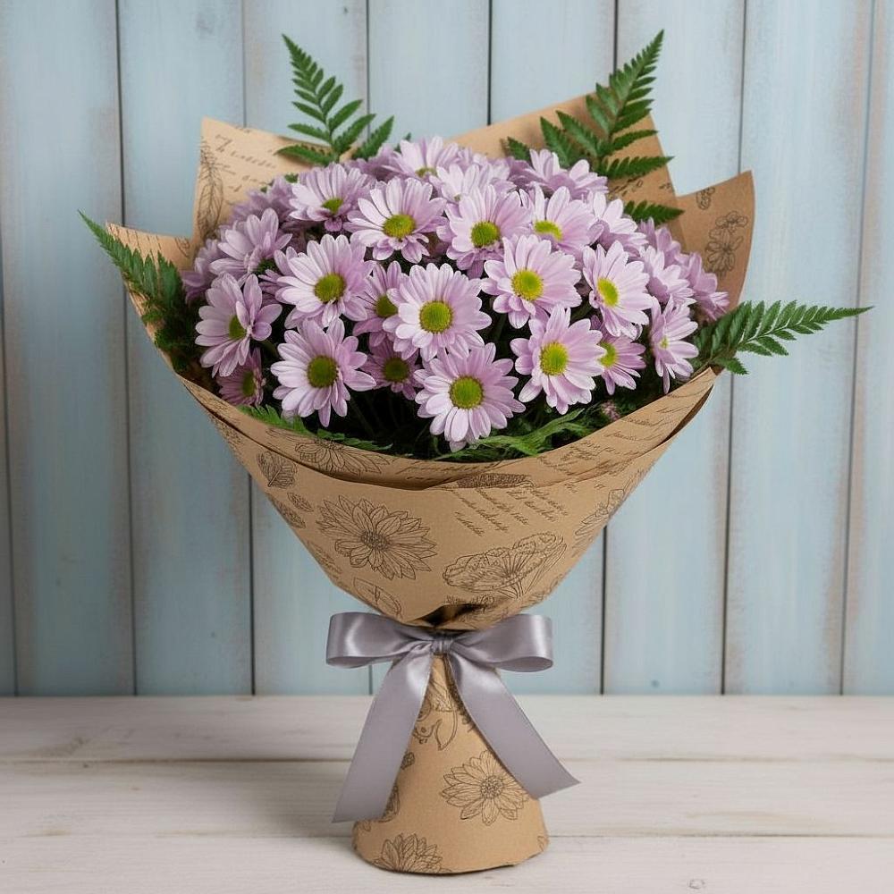 Букет цветов из: Хризантемы в Норильске