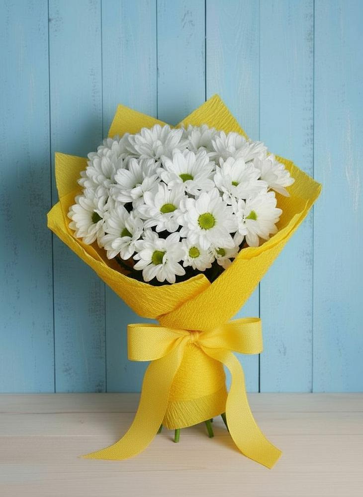Букет цветов из: Хризантемы в Норильске