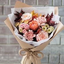 Букет цветов из:  Гвоздики, Хризантемы и Розы #REPLACE_PRED# Норильске