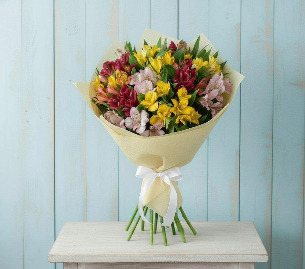Букет цветов из: Альстромерии в Норильске