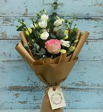 Букет цветов из:  Розы и Лизиантусы #REPLACE_PRED# Норильске