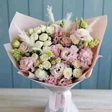 Букет цветов из:  Альстромерии и Розы в Норильске