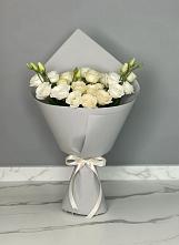 Букет цветов из:  Розы и Лизиантусы в Норильске